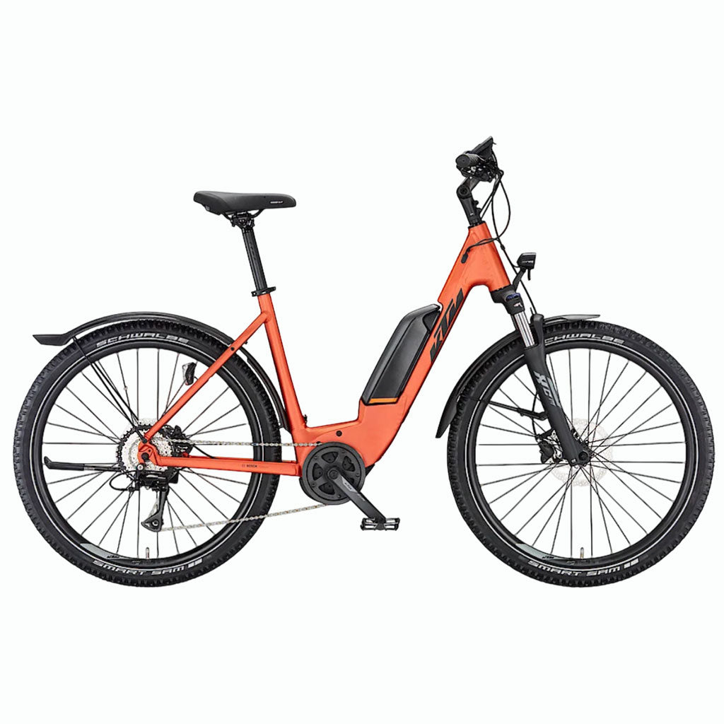 Bicicleta eléctrica de Montaña KTM Macina AERA P571 Street Burnt Orange Matt