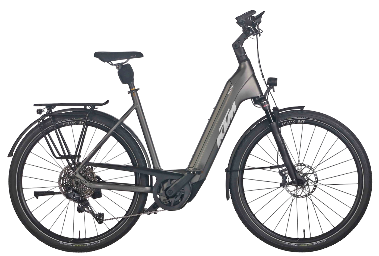 Bicicleta eléctrica de Trekking KTM Macina Style 810 H Machine Grey