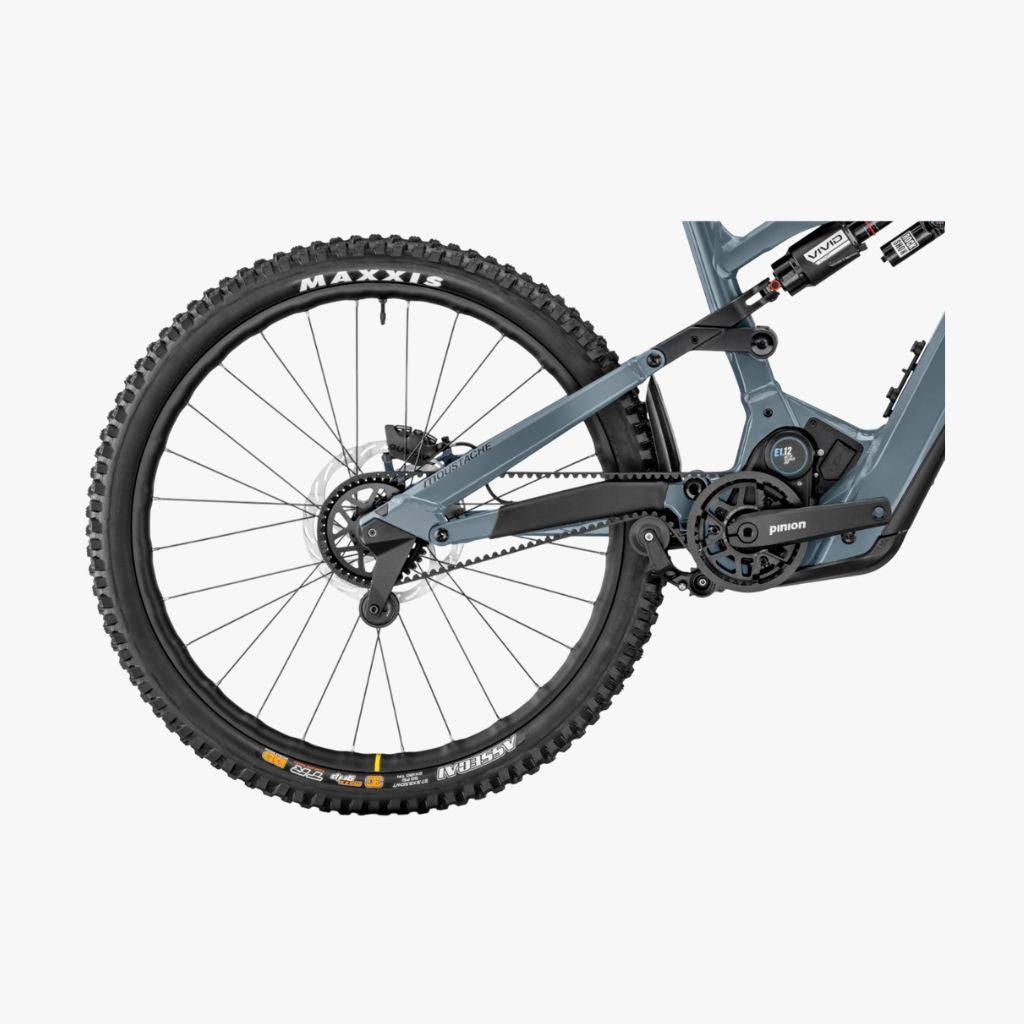 Bicicleta eléctrica de montaña Moustache Clutch 160.9 Slab Grey glossy