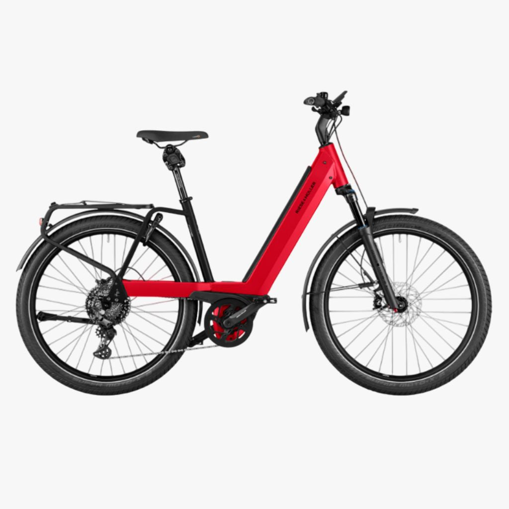 Bicicleta eléctrica de Trekking Riese Müller Nevo GT Touring Dynamic red metallic black