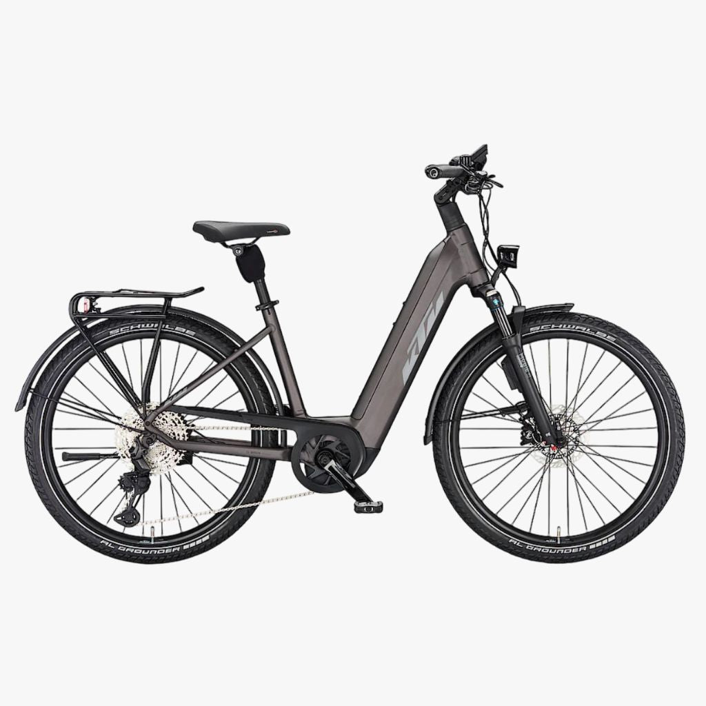 Bicicleta eléctrica de Trekking KTM Macina Gran 710 ABS Elderberry Matt