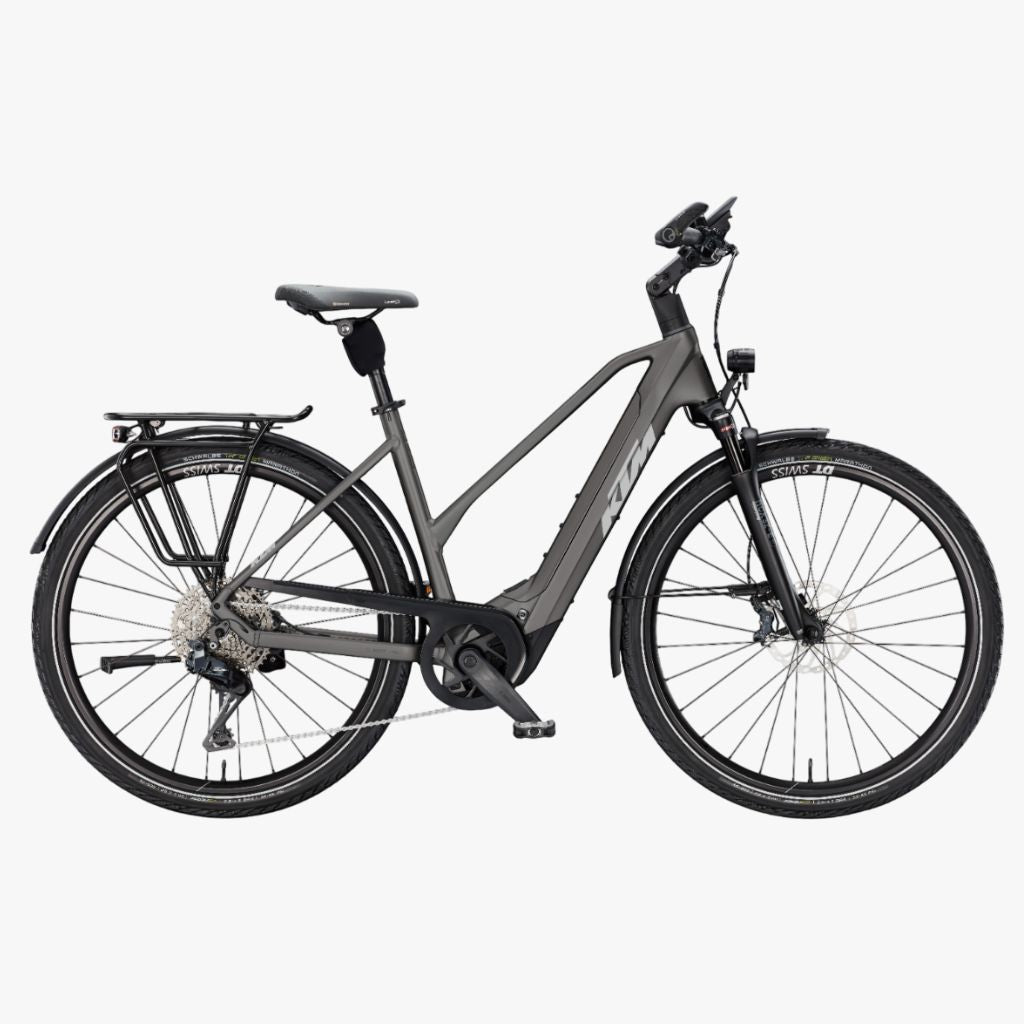 Bicicleta eléctrica de Trekking KTM Macina Style 820 DI2 US Machine Grey Matt
