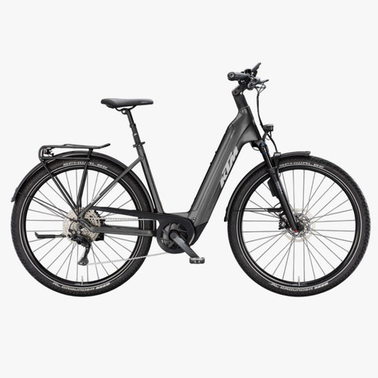 Bicicleta eléctrica de Trekking KTM Macina Style 820 H Machine Grey