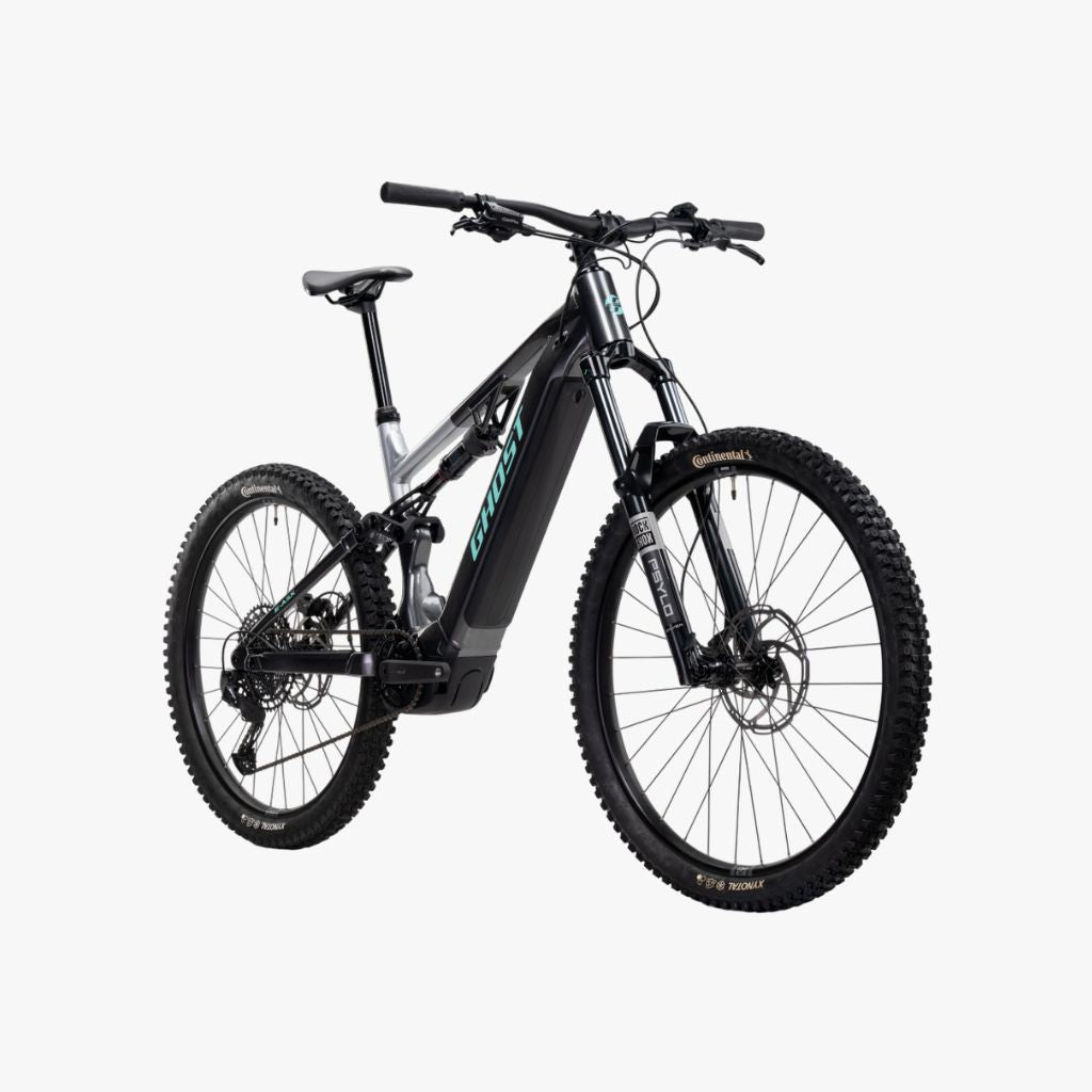 Bicicleta eléctrica de Montaña E-ASX Universal High blazing black/misty gray 2026