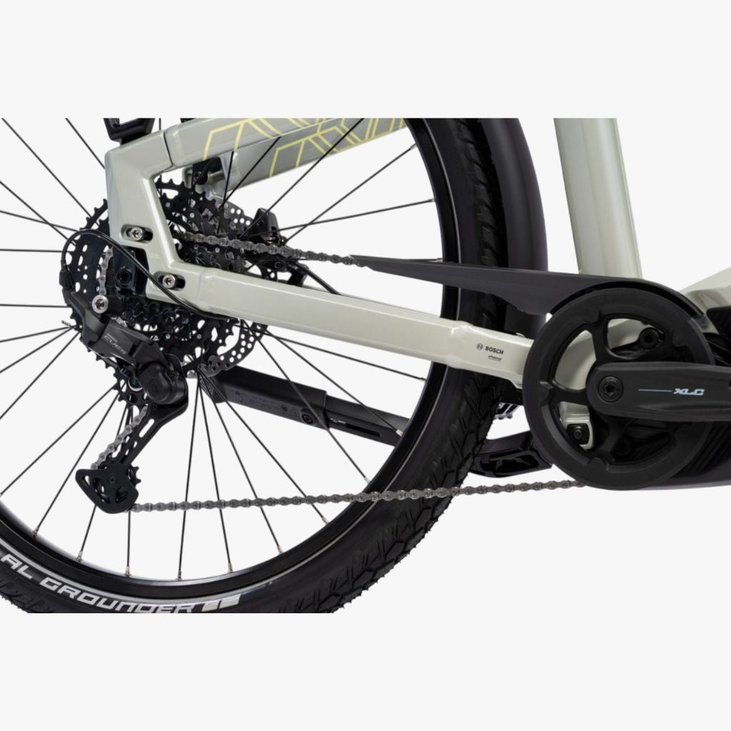 Bicicleta eléctrica Urbana Winora Yakun X10 High ivory green - glossy 2026