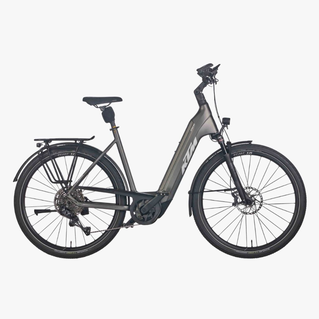 Bicicleta eléctrica de Trekking KTM Macina Style 810 US Machine Grey