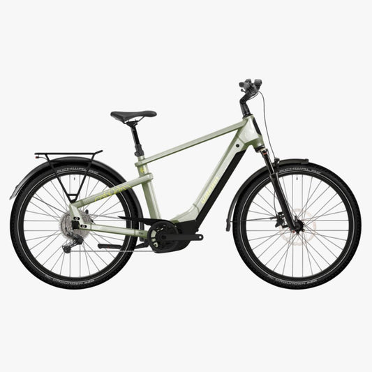 Bicicleta eléctrica Urbana Winora Yakun X10 High ivory green - glossy 2026