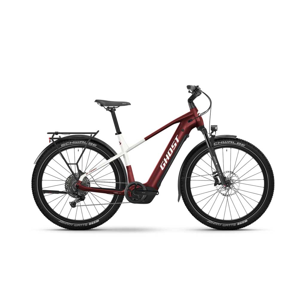 Bicicleta eléctrica Ghost E-TERU ADVANCED EQ carbon red / chilly white 2026