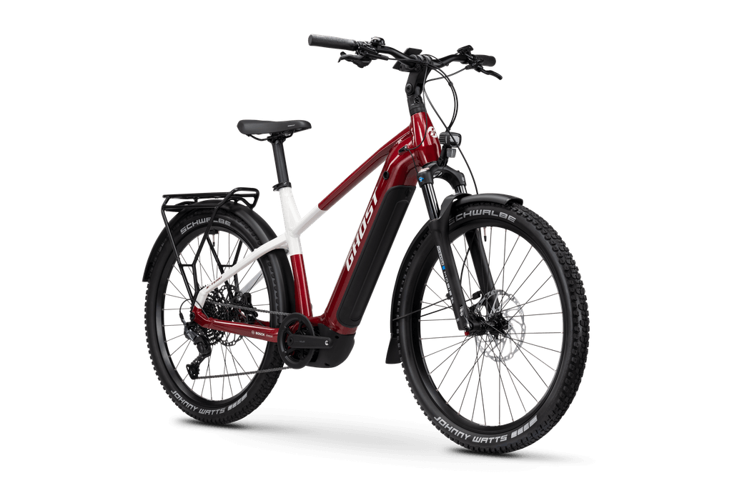 Bicicleta eléctrica Ghost E-TERU ADVANCED EQ carbon red / chilly white 2026