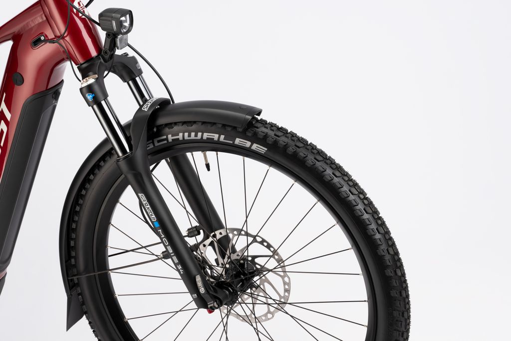 Bicicleta eléctrica Ghost E-TERU ADVANCED EQ carbon red / chilly white 2026