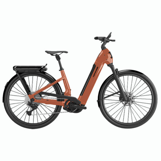 Cannondale 29 U Tesoro 1 Low StepThru Orange Slice Electric Trekking Bike