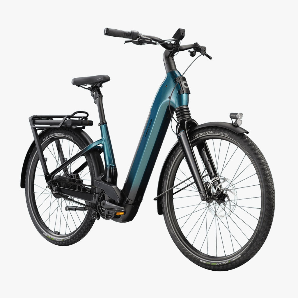Cannondale Mavaro 1 Low StepThru Deep Teal Urban Electric Bike