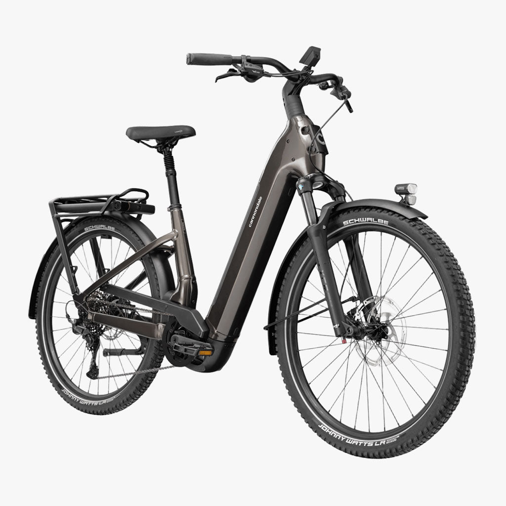 Cannondale Tesoro 1 Low StepThru Electric Trekking Bike - Black