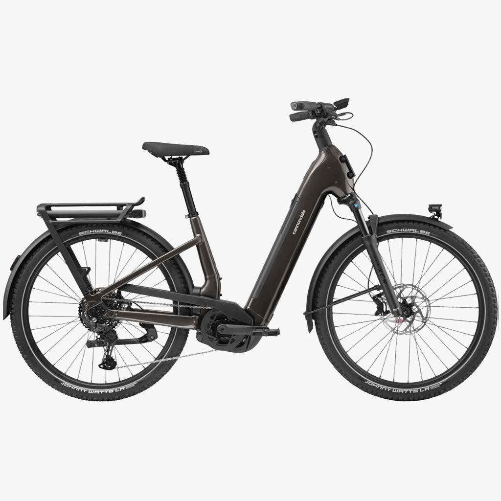 Cannondale Tesoro 1 Low StepThru Electric Trekking Bike - Black
