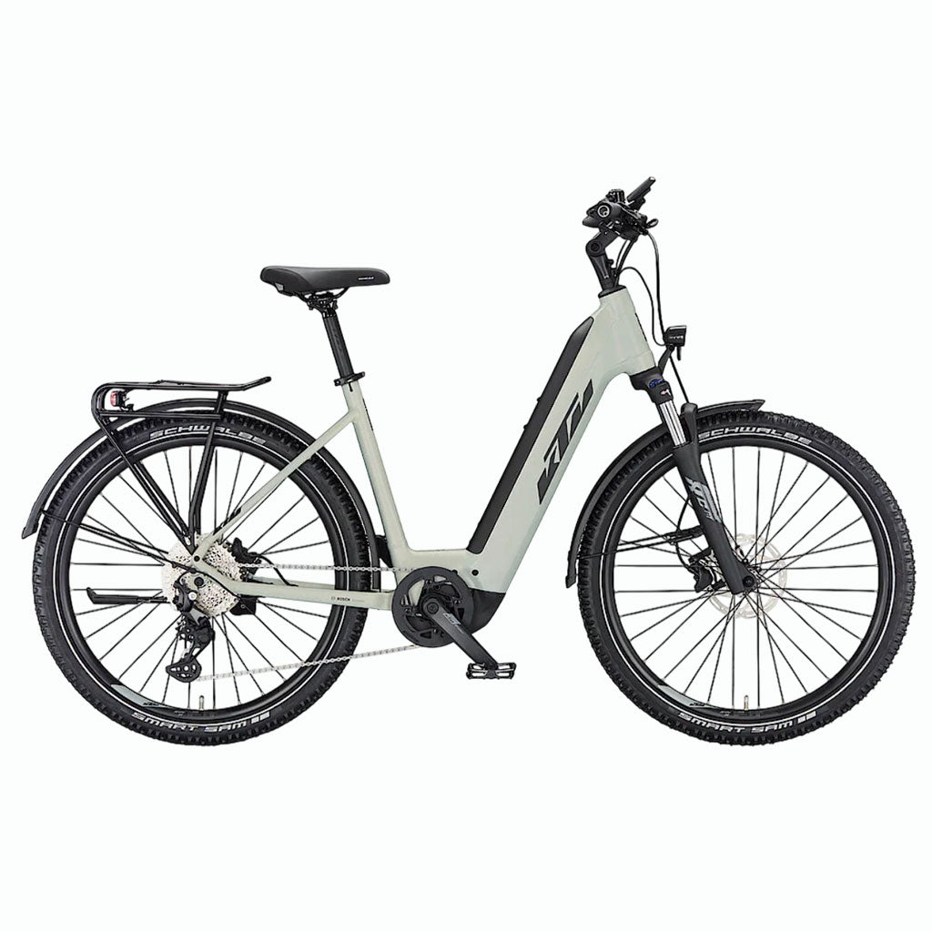 Bicicleta eléctrica de Montaña KTM Macina AERA 571 LFC Dew Silver Matt